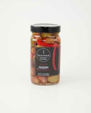 Pitted antipasto - spiced olives