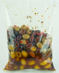 Mixed pitted olives spicy